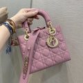 MEDIUM ULTRAMATTE BAG 20 PINK PATENT CALFSKIN