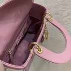 MEDIUM ULTRAMATTE BAG 20 PINK PATENT CALFSKIN
