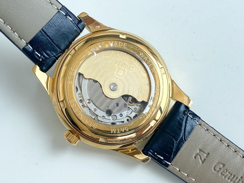 CONSTELLATION 40 GOLD CASE LEATHER STRAP