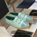 espadrilles sky blue lambskin