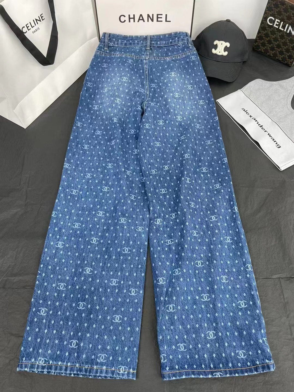 DENIM CC LOGO LIGHT BLUE JEANS