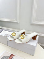 CD FOREVER HEELED 5CM WHITE