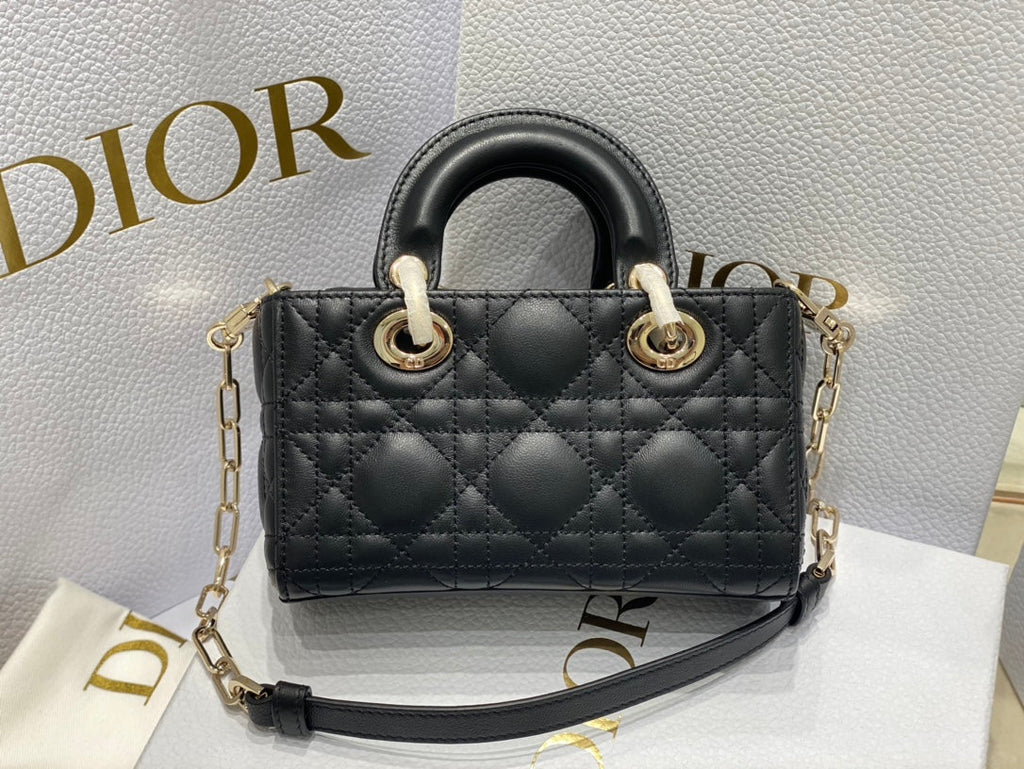 MICRO LADY D-JOY 16.5 BLACK LAMBSKIN