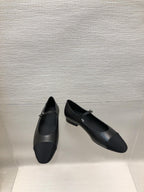 mary janes black lambskin grosgrain