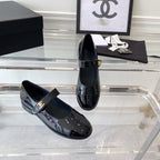 mary janes black patent calfskin