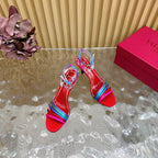 VT Gravani Embellished Leather Sandals 8cm