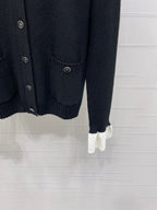 CHANEL WOOL LONG SLEEVE CARDIGAN STYLE 281