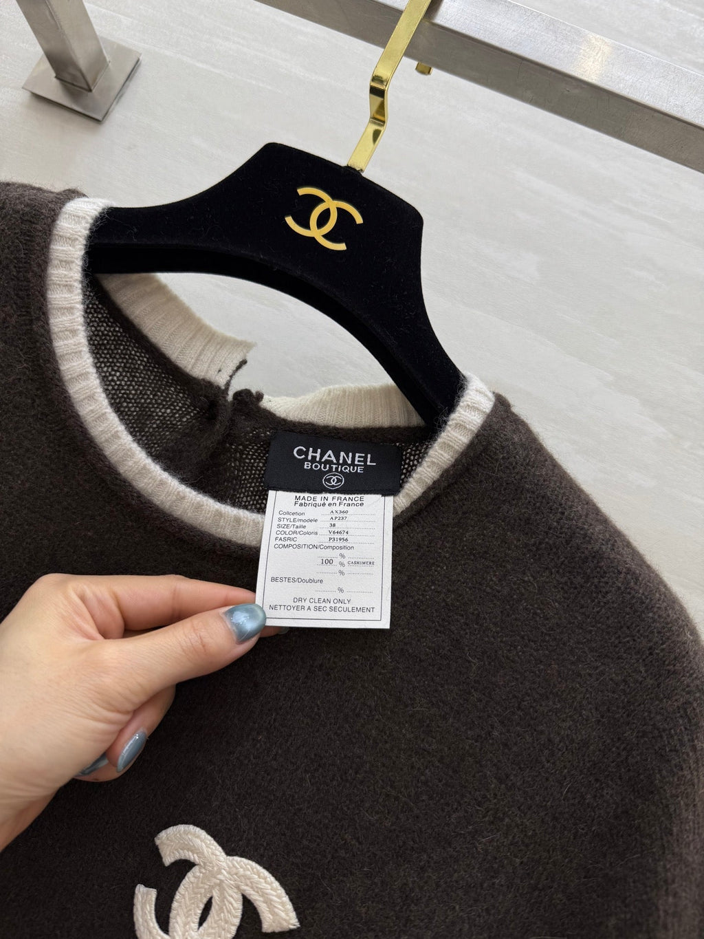 CHANEL SHORT SLEEVE TOP STYLE 263