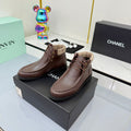 CC 25 Ankle Boots Coffee Cowhide and Tweed 454712