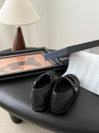 CC 25K Mary Jane Flats Black Cowhide 458764