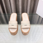 CD Dway Jelly-Colored Platform Heel 100mm Sandals Cream Calfskin