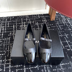 CC 25SS Mary Jane Ballerinas Black Lambskin 473421