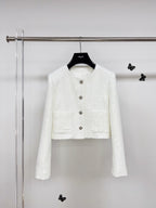 CC 25 Vest Jacket White Cotton 305856