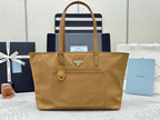 Pra Medium 1BG555 Tote Bag Brown Nylon 267451