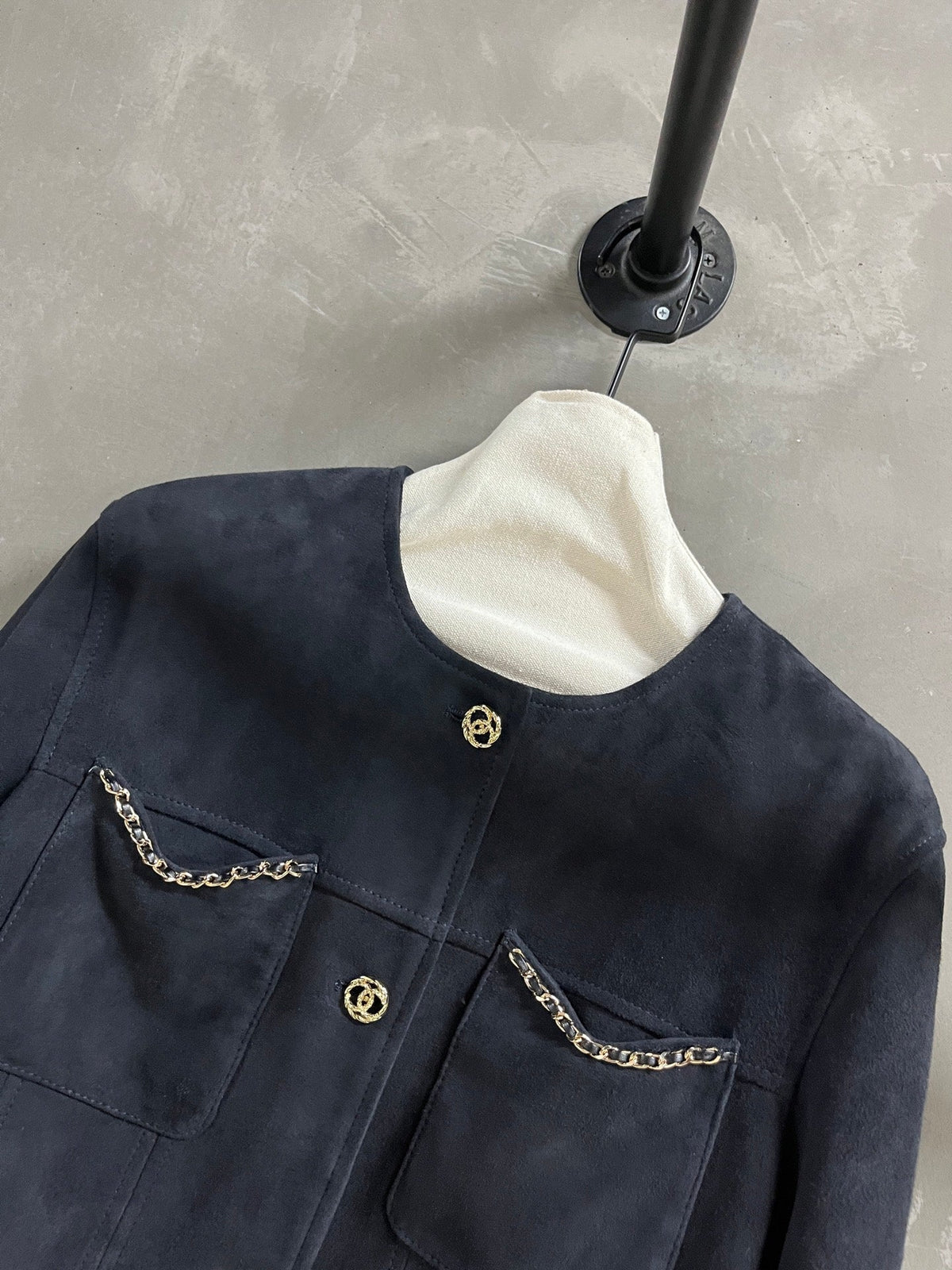 CC 25 Chain Jacket Blend Black Cashmere