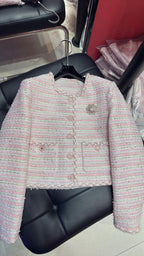 CC 25 Braided Jacket Light Pink Cotton