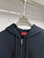 Gucci Allover Printed Zippered Jacquard Jacket 104396