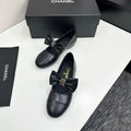 CC 25SS Chain Bow Mary Jane Black Cowhide 490146