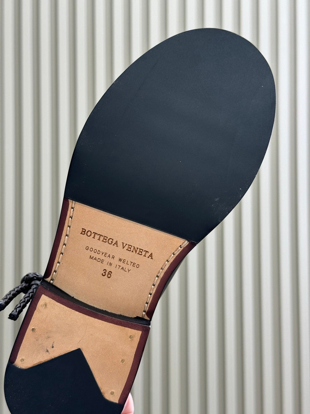BV 25FW James Boots With Coaxial Detailing And Signature Metal Triangle in Fondant Calfskin