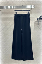 CC 25 Jacket and Pants Set Black Viscose and Polyester
