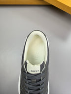 GG SNEAKER GREY NAPPA LEATHER 194555