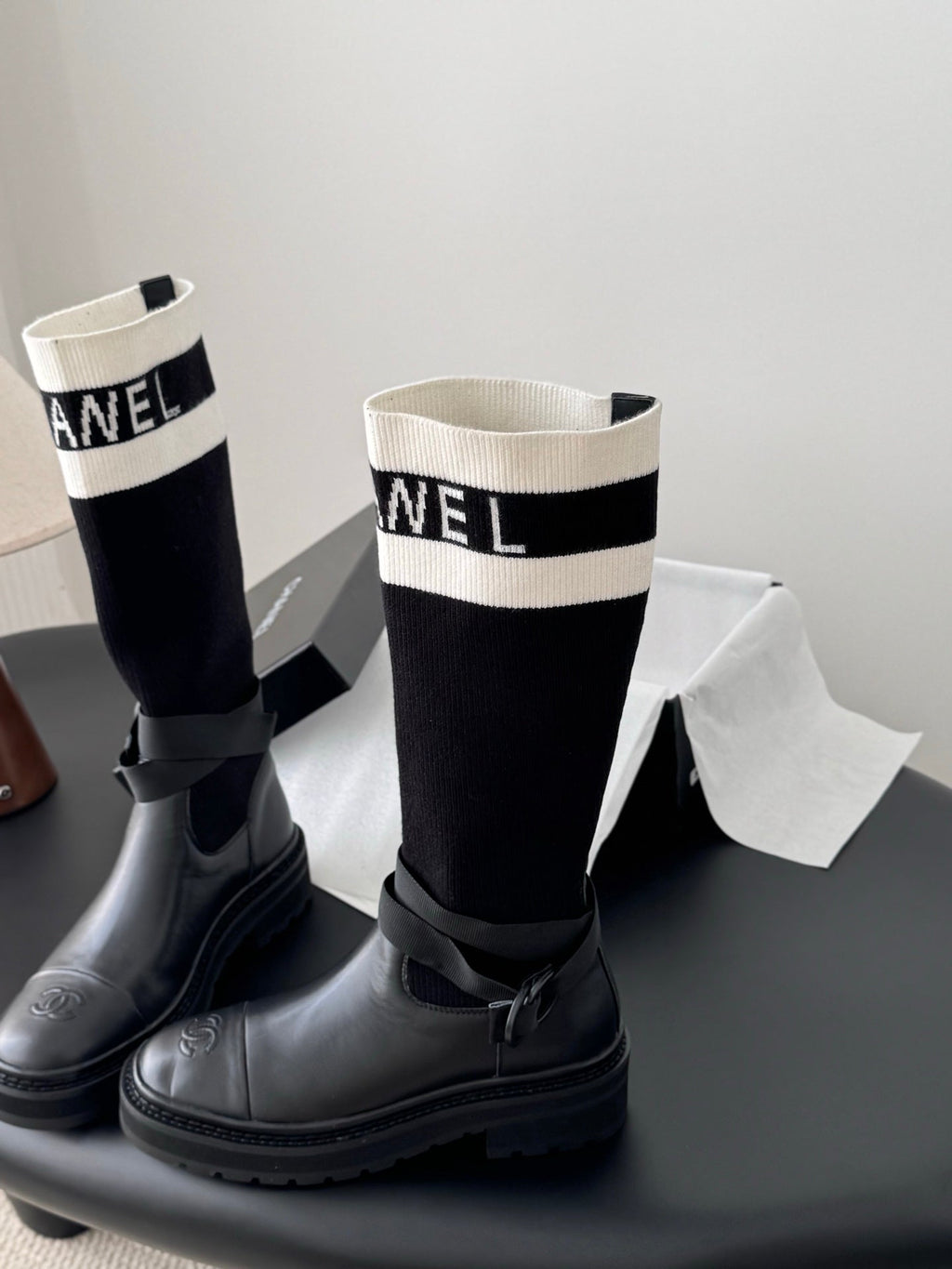 CC 25K High Sock Boots Black Flyknit 507999