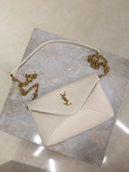 Cassandre Mini Bag 19cm Cream Lambskin GHW