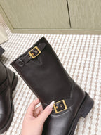 Chanel   Chelsea Boots Black Calfskin 567774