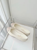 ballet flats white mix pink lambskin 566820