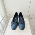 ballet flats blue lambskin 566816