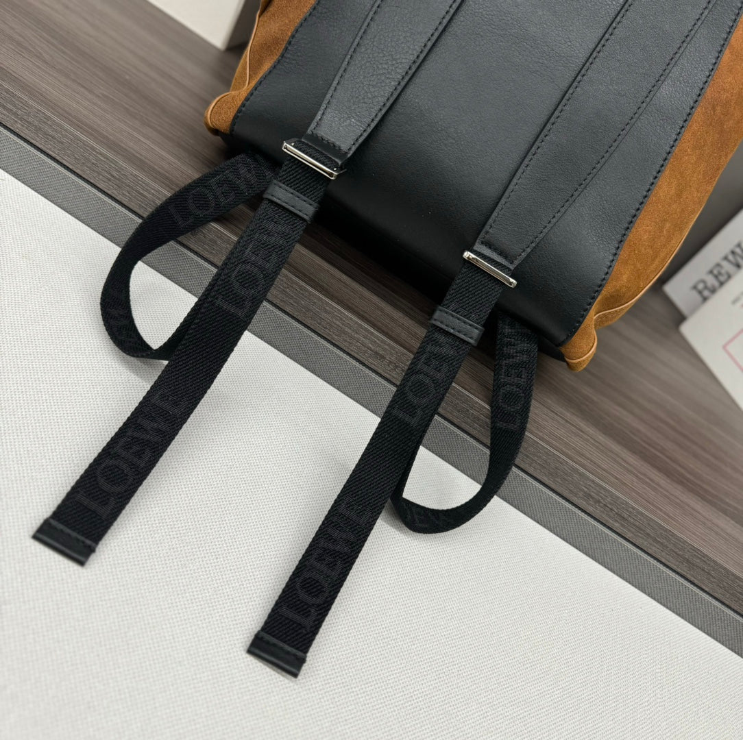 Loewe Flamenco BackPack 36 Brown Suede 274692