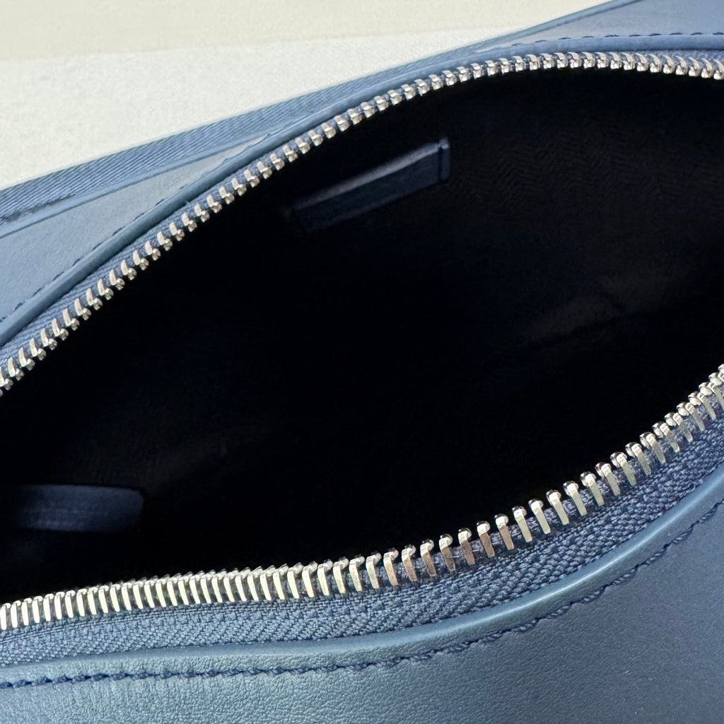 Loewe Classic 32cm Waist Bag Blue Calfskin Leather 274664