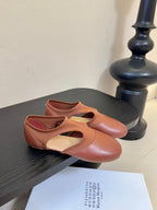 Maison Margiela 26 New Split-Toe Brown Sheepskin 580457