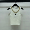 CHANEL 26 CHAIN KNIT VEST BLACK WOOL 335389