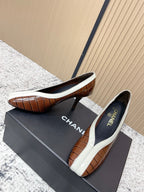 Chanel 26 Closed-Toe Slingback Brown in Cowhide 591407