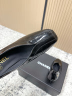 Chanel 26 Closed-Toe Slingback Black in Cowhide 591406