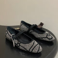 Hermes 26 Light Ballet Flat Metallic Gray in Suede 594342