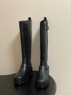 HM JAIME BOOT IN BLACK CALFSKIN