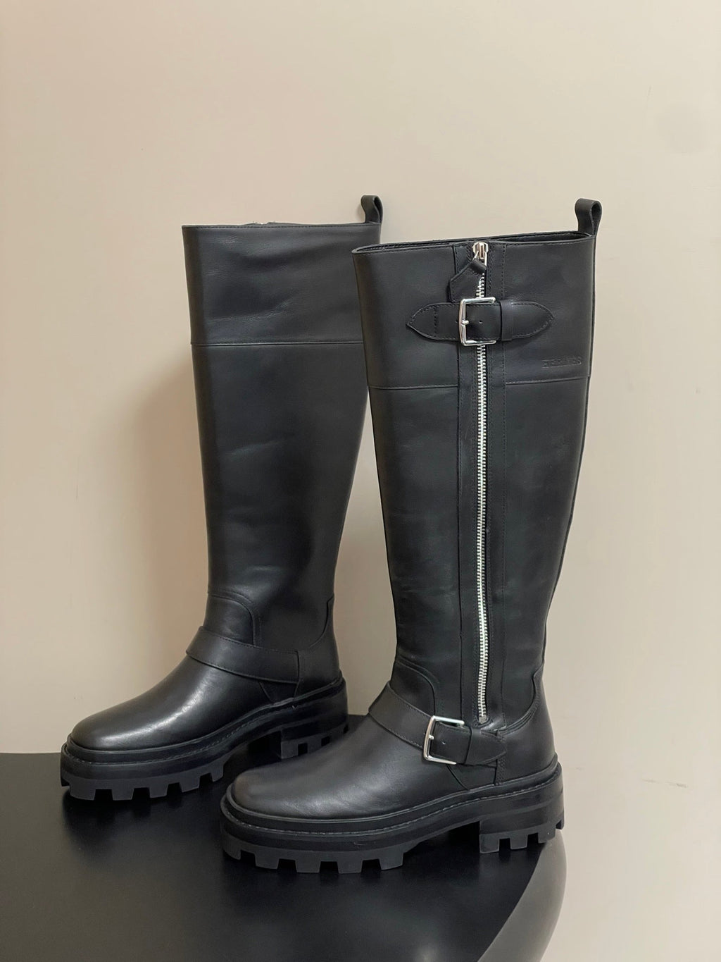 HM JAIME BOOT IN BLACK CALFSKIN