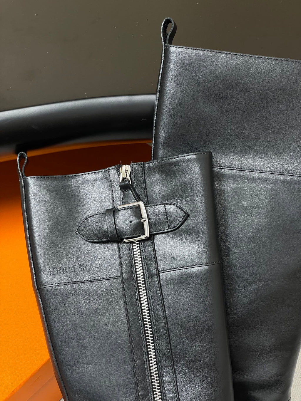 HM JAIME BOOT IN BLACK CALFSKIN