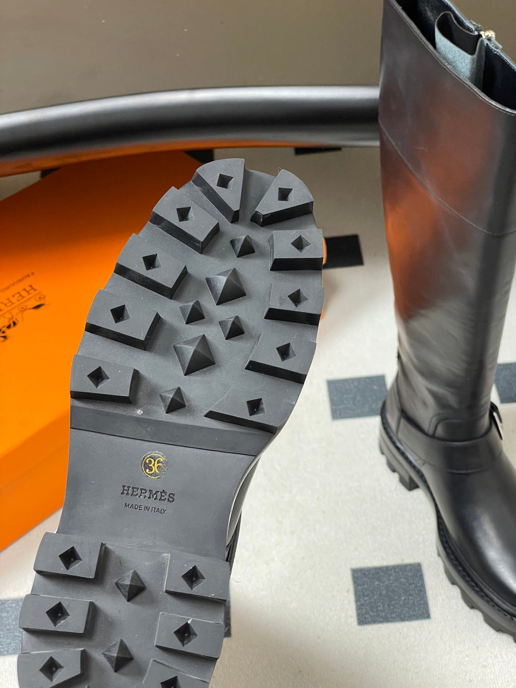 HM JAIME BOOT IN BLACK CALFSKIN