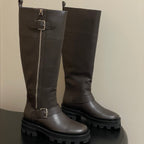 HM JAIME BOOT IN DARK BROWN CALFSKIN