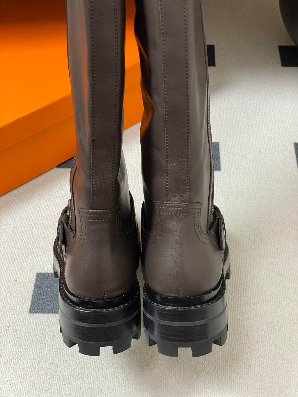 HM JAIME BOOT IN DARK BROWN CALFSKIN