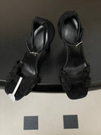 HM Joy Sandal 100 Black in Suede 593803