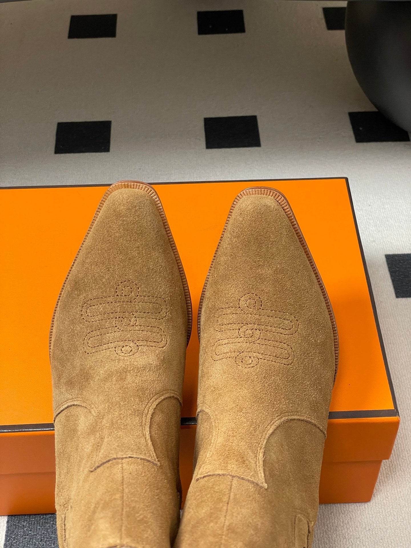 HM Lissa Chelsea Boots 70 Brown in Suede 593781