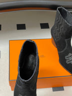 HM Lissa Chelsea Boots 70 Black in Suede 593784
