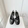 Chanel 26 High Heels Black 90 in Lambskin 597388