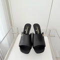 Chanel 26 Sandal 90 Black in Lambskin 597366