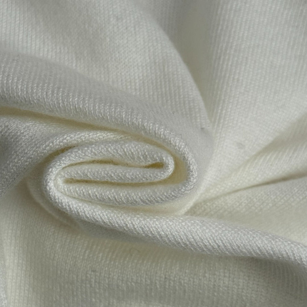 Chanel Long-Sleeved Knit T-Shirt with Embroidered Chanel Logo