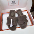 HM Oran Sandal Taupe Wool 598205